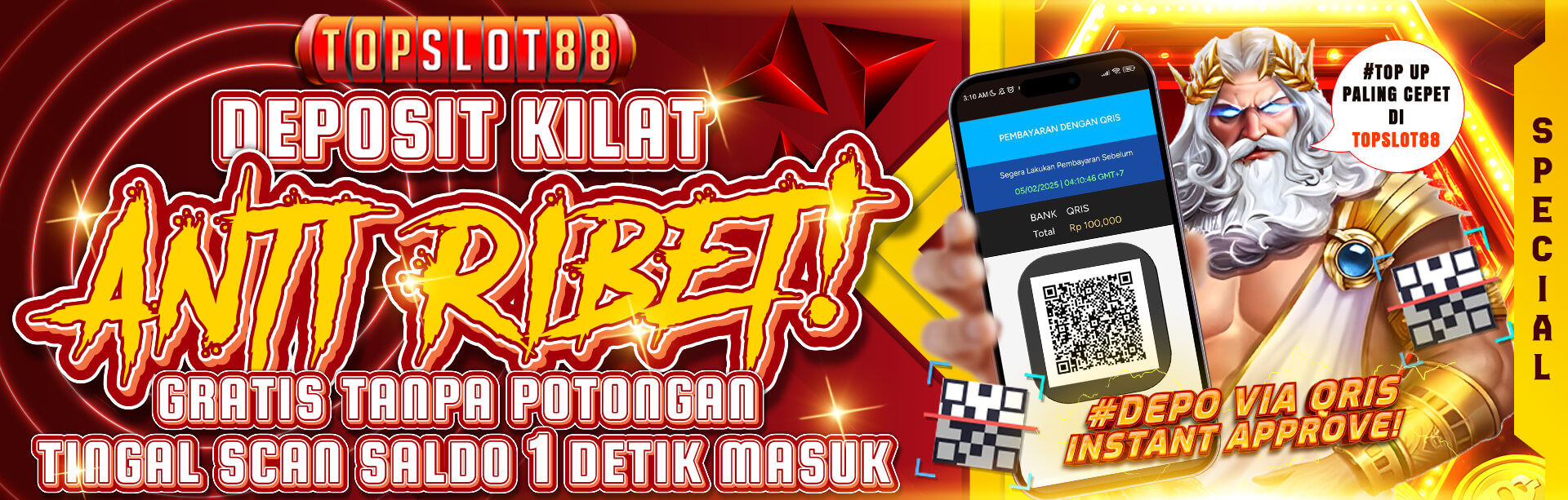 DEPOSIT KILAT 1 DETIK