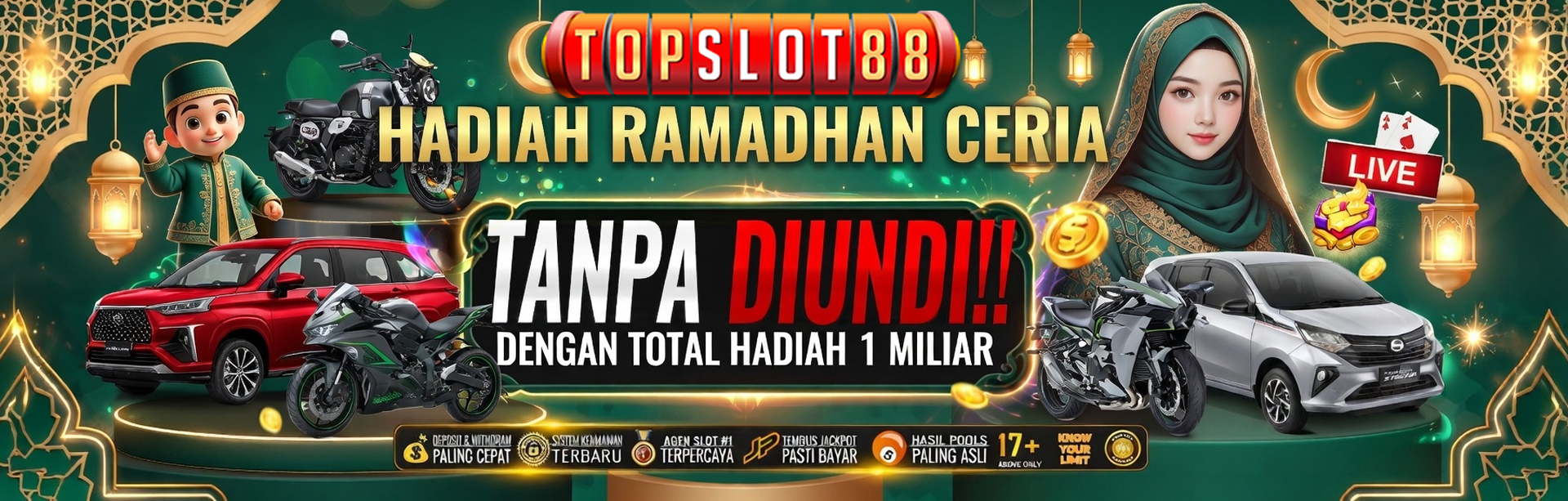 BONUS BULANAN TANPA DI UNDI LANGSUNG