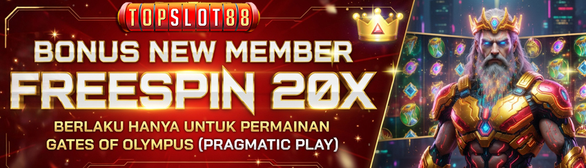 BONUS KHUSUS MEMBER BARU   FREESPIN 20X GRATIS