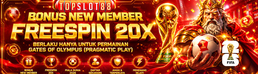 BONUS KHUSUS MEMBER BARU   FREESPIN 20X GRATIS